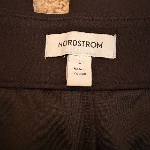 Nordstrom Black Wide Leg Pull-On Pants - Picture 2 of 5